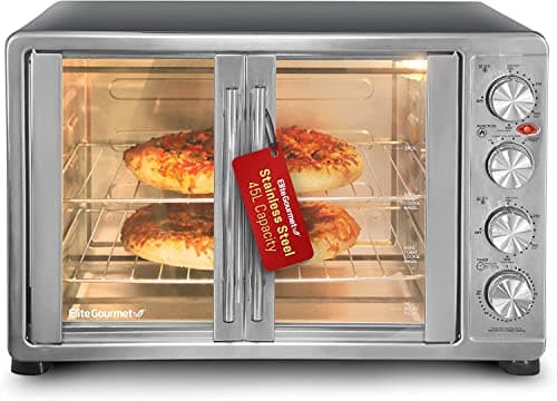 Elite Gourmet Elite Gourmet ETO4510MX French Door 47.5 Qt Convection Oven