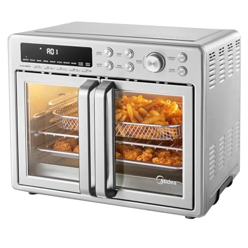 Midea Midea Flexify French Door Air Fryer Oven (MET26C3AST, 26.4 Qt)