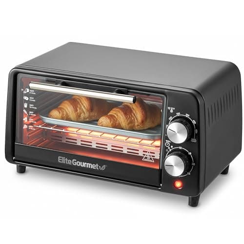 Elite Gourmet Elite Gourmet ETO449X 4-Slice Toaster Oven (9.5 Qt, 800 W quartz)