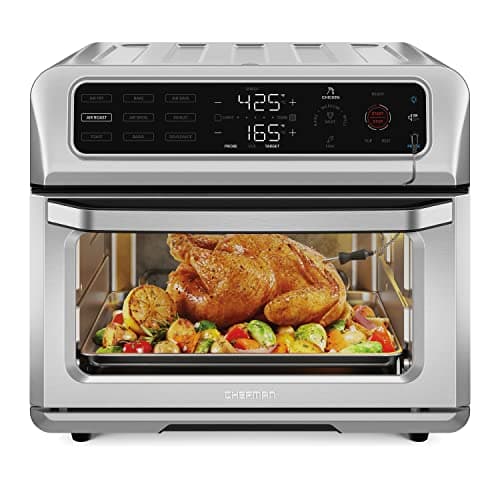 Chefman Chefman Air Fryer Toaster Oven Combo with Probe Thermometer, 12-in-1